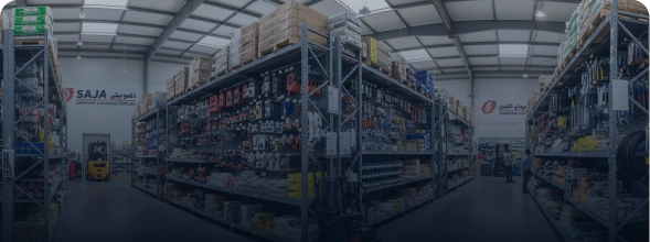 SM & Rahmani Sajaa warehouse in Sharjah supplying building materials, hardware, and construction products