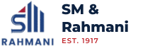SM & Rahmani building materials company logo in Dubai, UAE